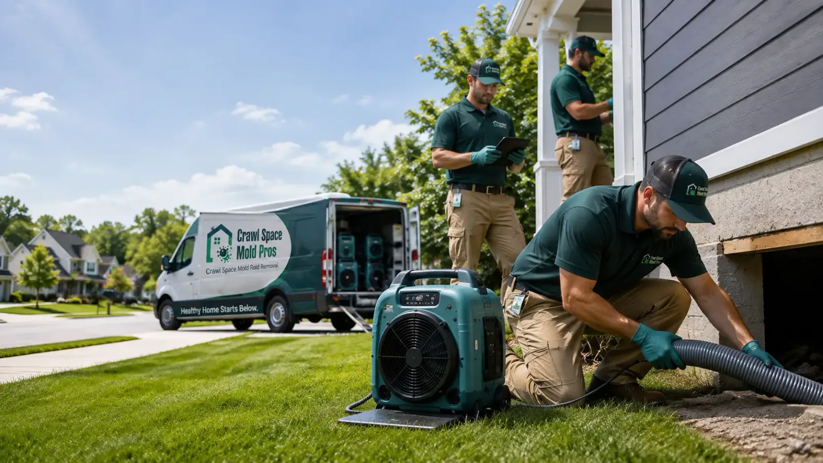 Crawl Space Mold Removal in Madisonville, TX